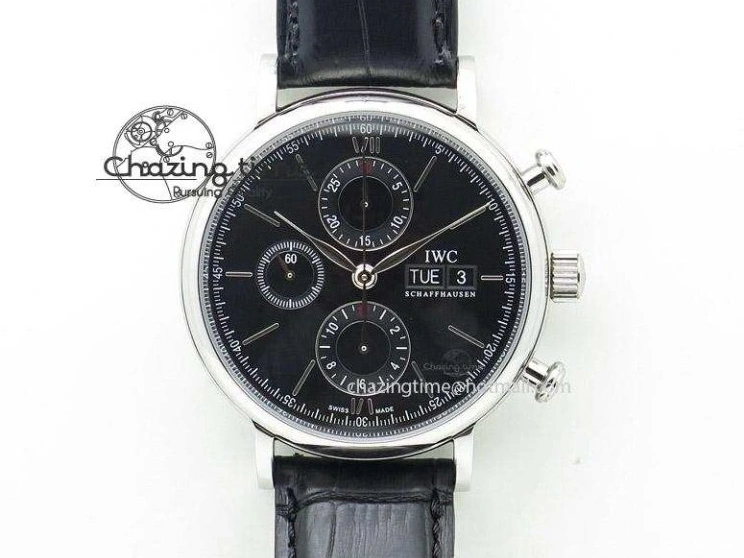 MIROTIME 1223 Modern Portofino SCHAFFHAUSEN RG MKF 1:1 V2 Best Edition White Dial On Brown Leather Strap A 7344